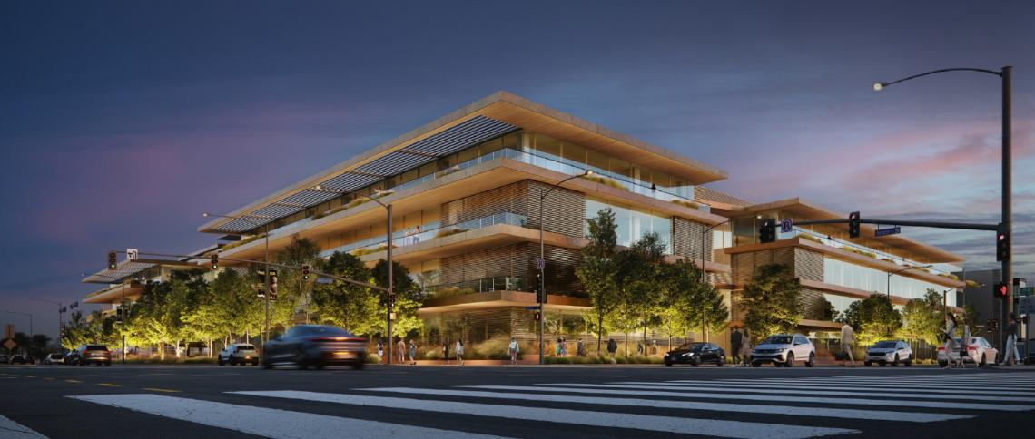 Fresh renderings for Apple's upcoming L.A. office campus